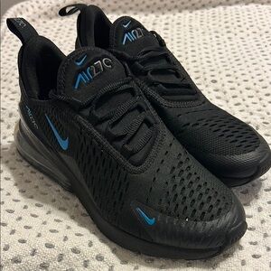 Nike Air Max 270 Black Blue Men's Shoes